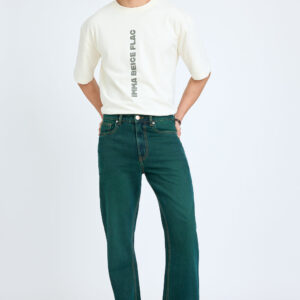Men's Green Regular Jeans