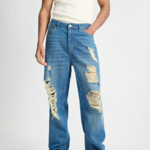 Loose-Fit Worn-In Men's Jeans