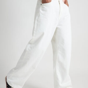 Iconic White Wide Leg Mens Jeans