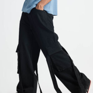 Black Workwear Mens Cargo Pants