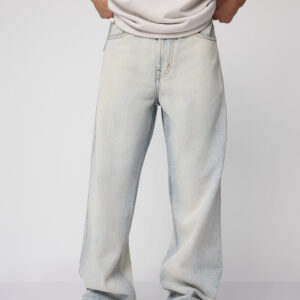 Urban Wash Blue Men's Straight Leg Jeans