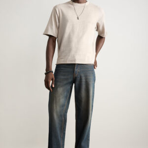Wide Fit Shaded Men's Jeans
