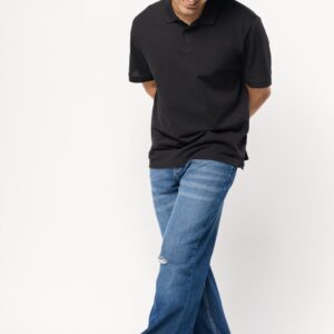 Minimal Distress Men's Wide Jeans