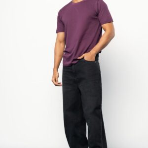 Whiskered Men's Charcoal Jeans