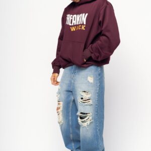 Distressed Slouchy Men's Jeans