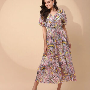 Gold night party dress