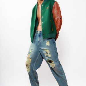 Vintage Ripped Slouchy Men's Jeans