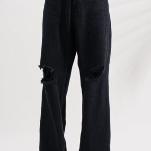 Classic Distressed Men's Straight Jeans