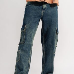 Men's Side Pocket Cargo Jeans