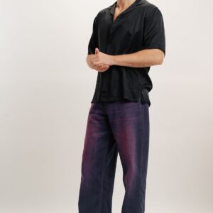 Spectral Violet Men's Wide Jeans